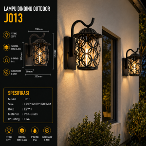 Lampu Dinding Outdoor J013