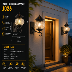 Lampu Dinding Outdoor J026