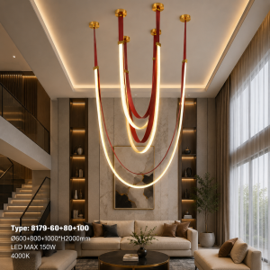 Lampu Gantung LED Modern 8179-60+80+100