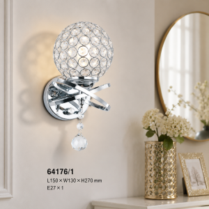 Lampu Dinding Kristal 64176/1