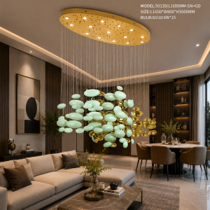 Lampu Gantung Void Modern Type 50139/L1600MM-GN+GD