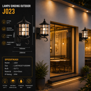 Lampu Dinding Outdoor J023