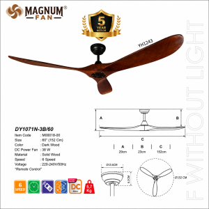 MAGNUM FAN DY1071N-3B/60