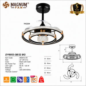 MAGNUM FAN DY6053-3B/22 BG
