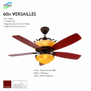 Kipas Plafon EDMA VERSAILLES 60"