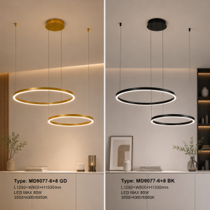Lampu Gantung LED Modern MD9077-6+8