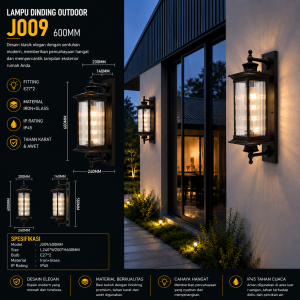 Lampu Dinding Outdoor J009 600MM