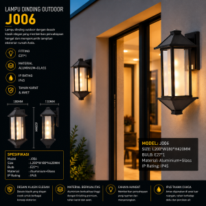 Lampu Dinding Outdoor J006