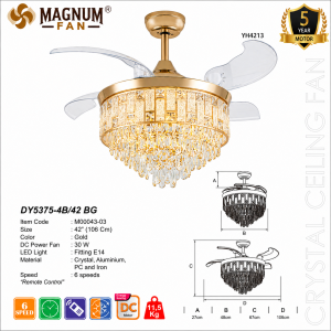 MAGNUM FAN DY5375-4B/42 BG