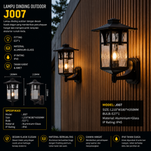 Lampu Dinding Outdoor J007