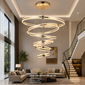 Lampu Gantung LED Modern 7036-100+80+65+50+40+30