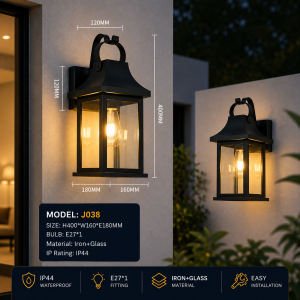 Lampu Dinding Outdoor Klasik Modern J038