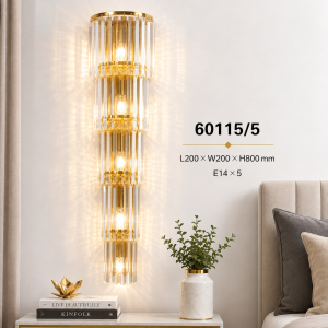 Lampu Dinding Kristal Mewah 60115/5