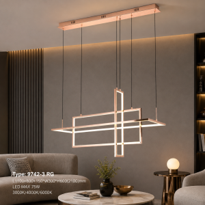 Lampu Gantung LED Modern 9742-3 RG