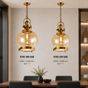 Lampu Gantung Kaca Modern 8765