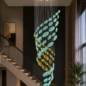 Lampu Gantung Void Modern Type 50139/Ø800MM-GN+GD