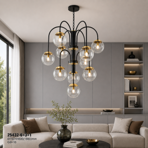 Lampu Gantung Modern 25432-6+3+1