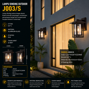 Lampu Dinding Outdoor J003/S