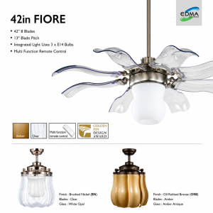 Kipas Plafon EDMA FIORE 42"