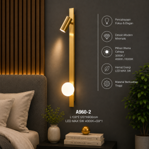 Lampu Dinding LED Modern A960-2
