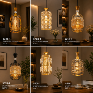 Lampu Gantung Dekoratif Modern – Gold Series
