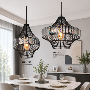 Lampu Gantung Kristal Modern 60614