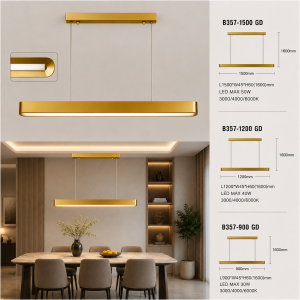 Lampu Gantung LED Minimalis B357 GD