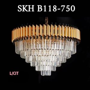 Lampu Chandelier Kristal Mewah B118-750
