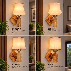 Lampu Dinding Kayu Modern