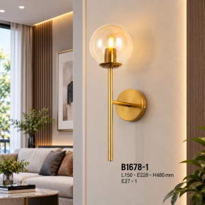 Lampu Dinding Kaca Modern B1678-1