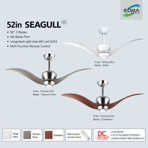 Kipas Plafon SEAGULL 52 Inch DC