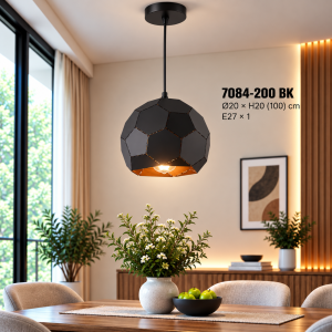 Lampu Gantung Modern 7084-200 BK