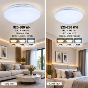 Lampu Plafon LED Modern 925 WH