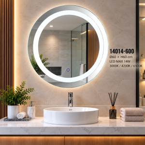 Cermin LED Bulat Modern 14014-600