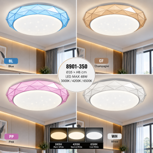 Lampu Plafon LED Akrilik Modern 8901-350