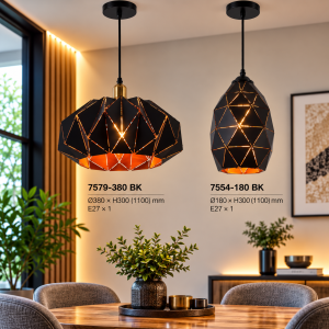 Lampu Gantung Geometric Industrial