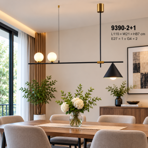 Lampu Gantung Modern 9390-2+1