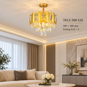 Lampu Gantung Kristal 7813/300 GD