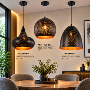 Lampu Gantung Industrial Perforated