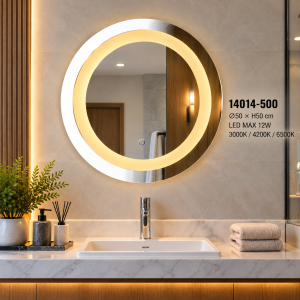 Cermin LED Bulat Modern 14014-500