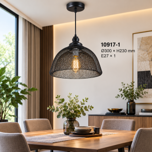 Lampu Gantung Jaring Besi 10917-1