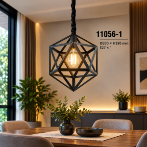 Lampu Gantung Industrial Geometris 11056-1