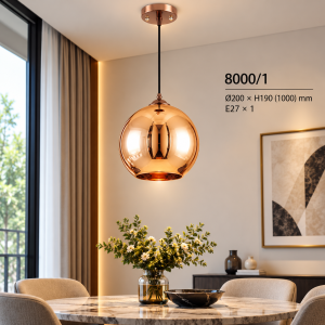 Lampu Gantung Rose Gold 8000/1