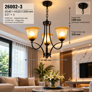 Lampu Gantung 26002-3