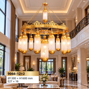 Lampu Gantung Arabic Classic 9066-12+2