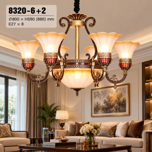 Lampu Gantung 8320-6+2