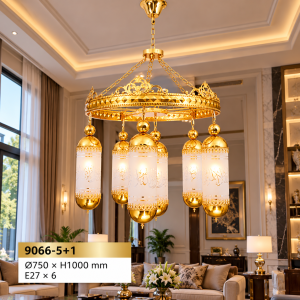 Lampu Gantung Arabic Classic 9066-5+1